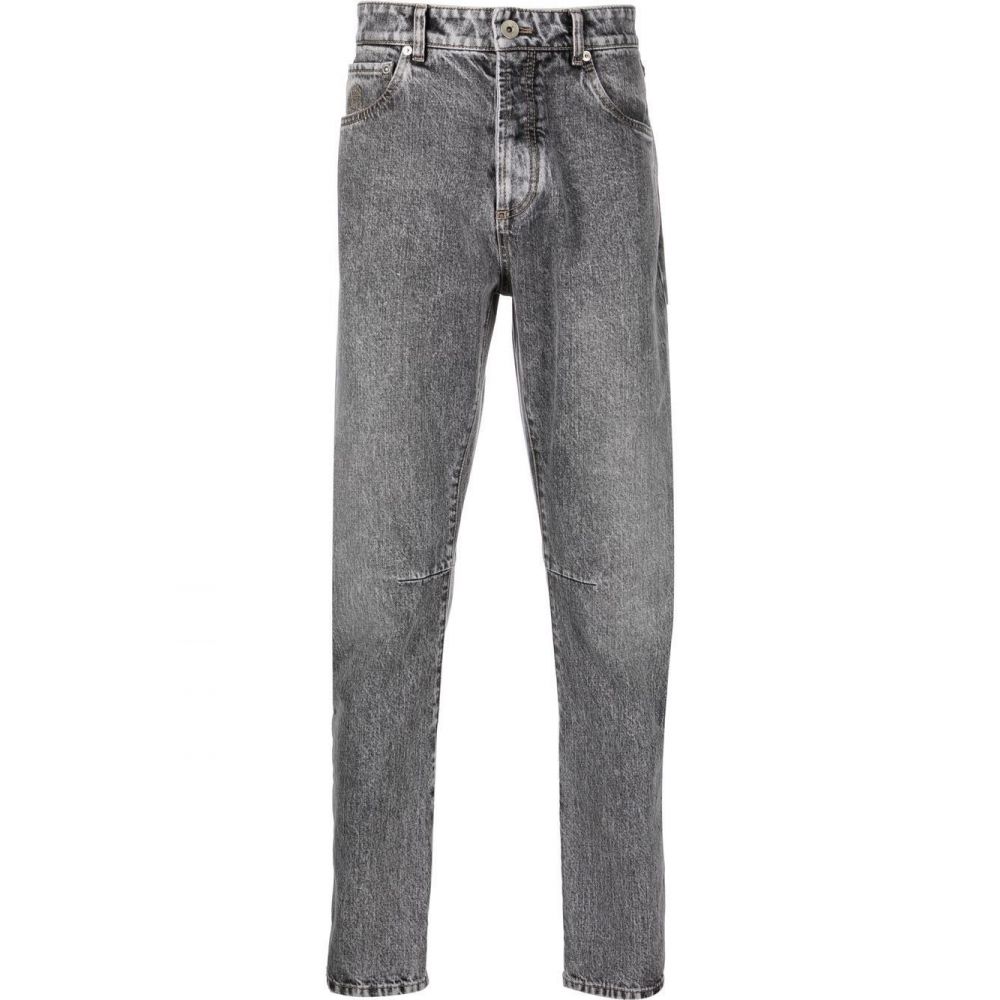 Brunello Cucinelli - stonewash straight-leg jeans