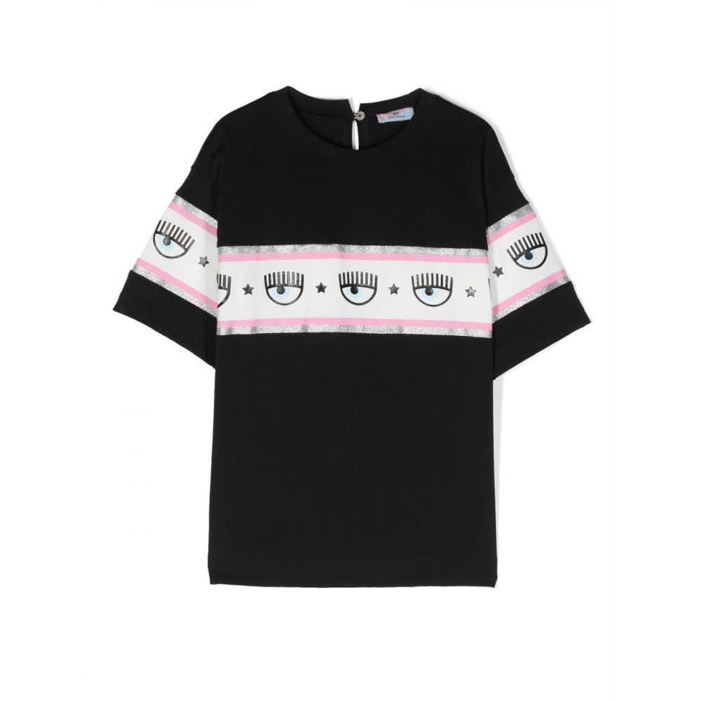 Chiara Ferragni Kids - logo-print cotton T-shirt