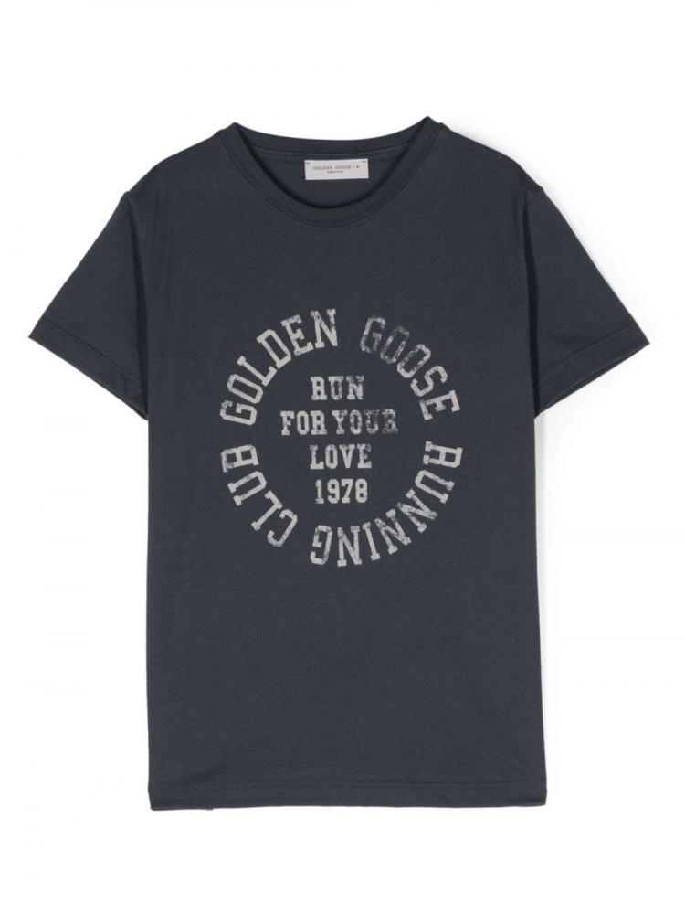 Golden Goose Kids - logo-print cotton T-shirt