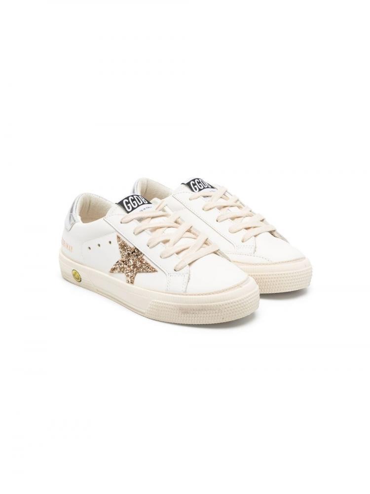 Golden Goose Kids - May leather sneakers