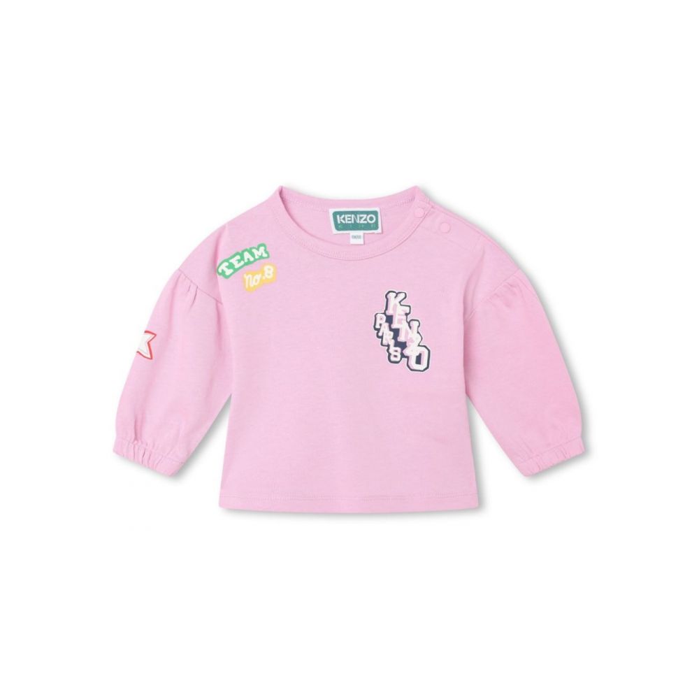 Kenzo Kids - logo-print cotton jersey