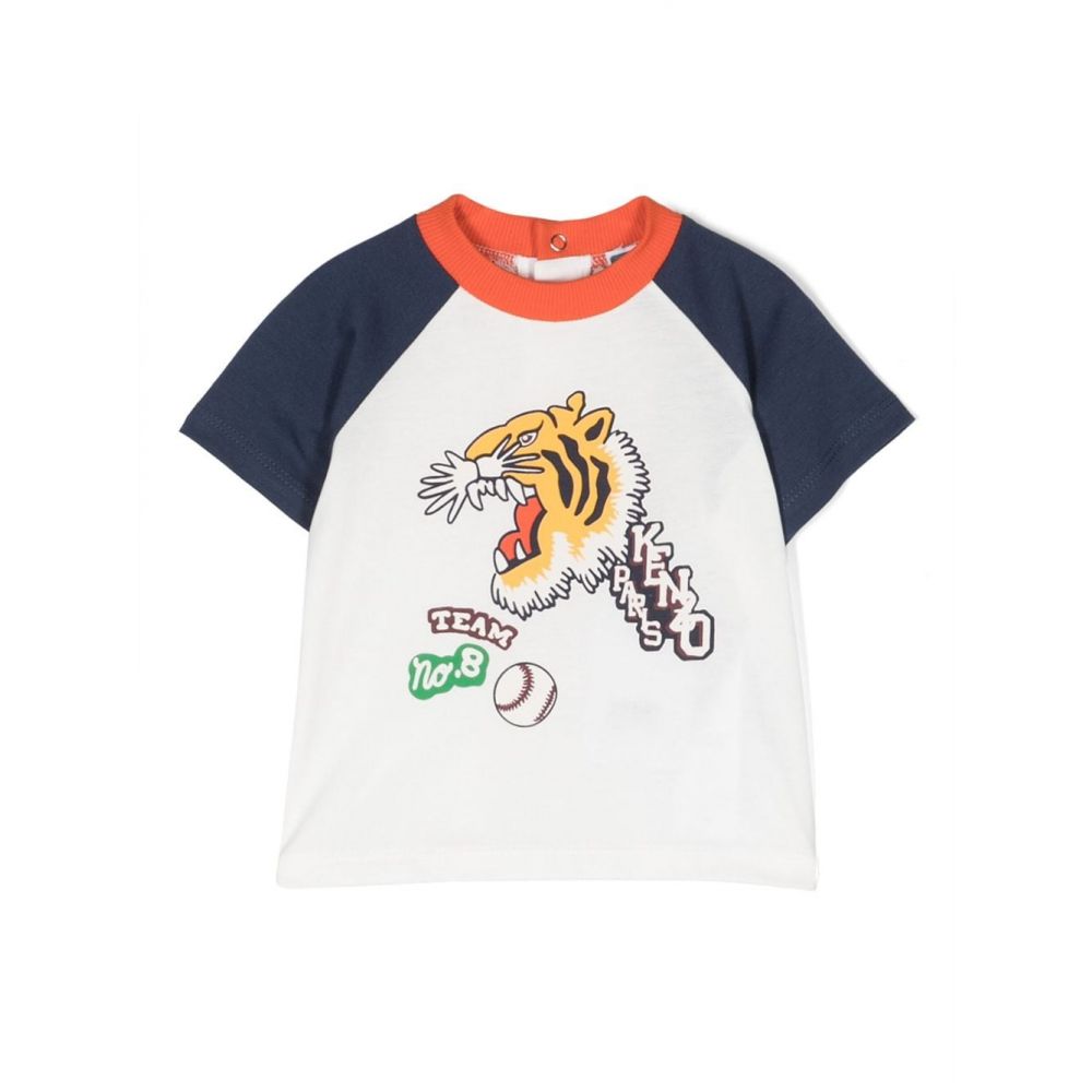 Kenzo Kids - graphic-print cotton T-shirt