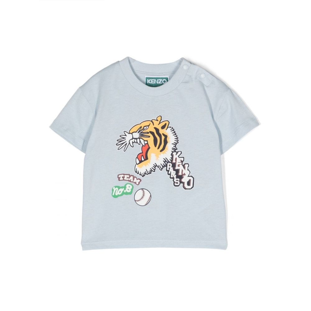 Kenzo Kids - logo-print cotton T-shirt