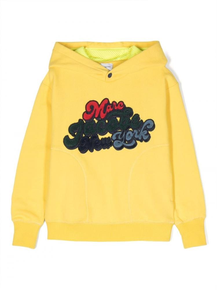 Marc Jacobs Kids - logo-embroidered hoodie