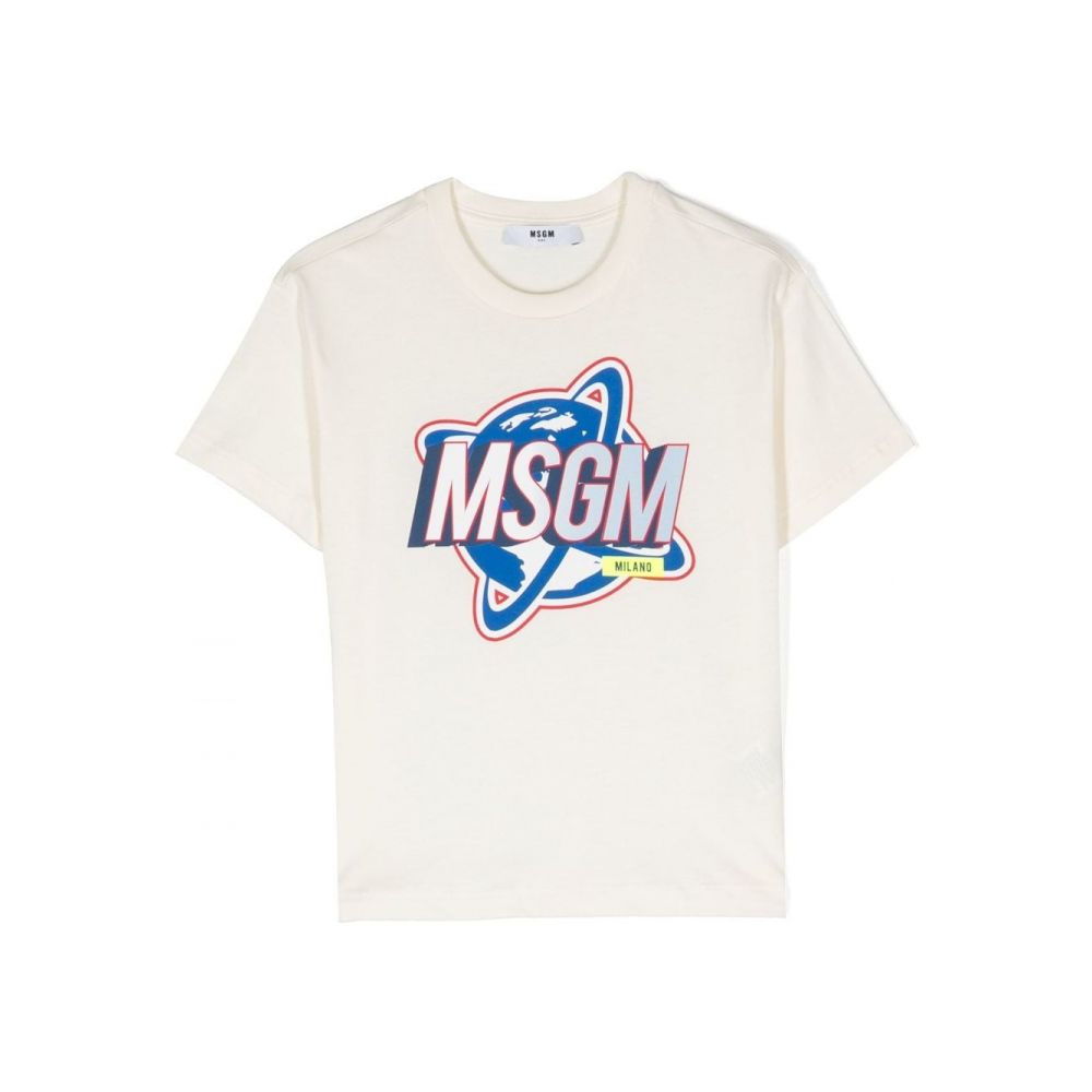 MSGM Kids - logo-print cotton T-shirt