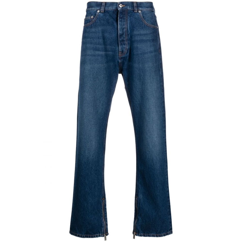 Off-White - high-waist straight-leg jeans