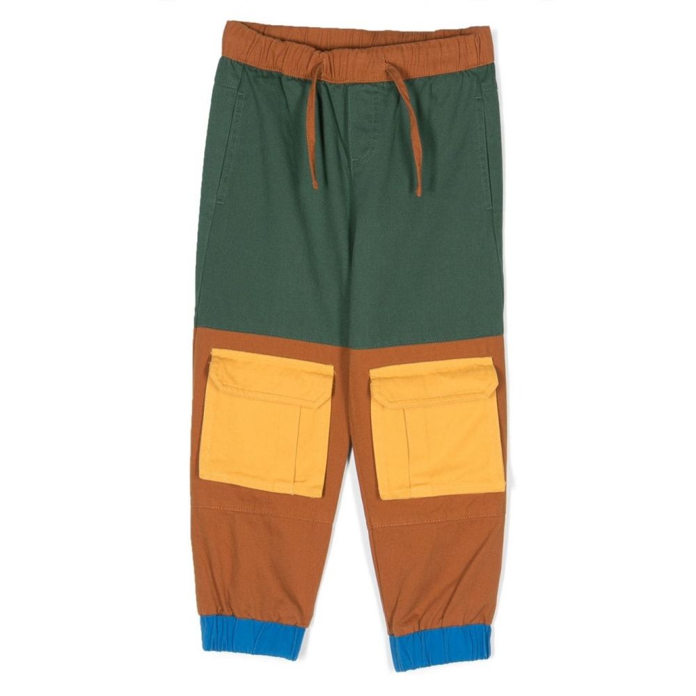 Stella McCartney Kids - colour-block cargo trousers