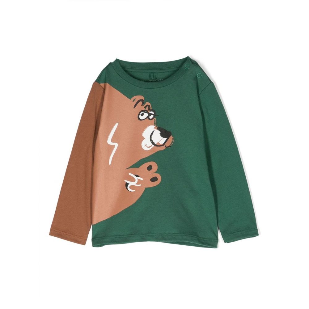 Stella McCartney Kids - Grizzly Bear organic cotton sweatshirt