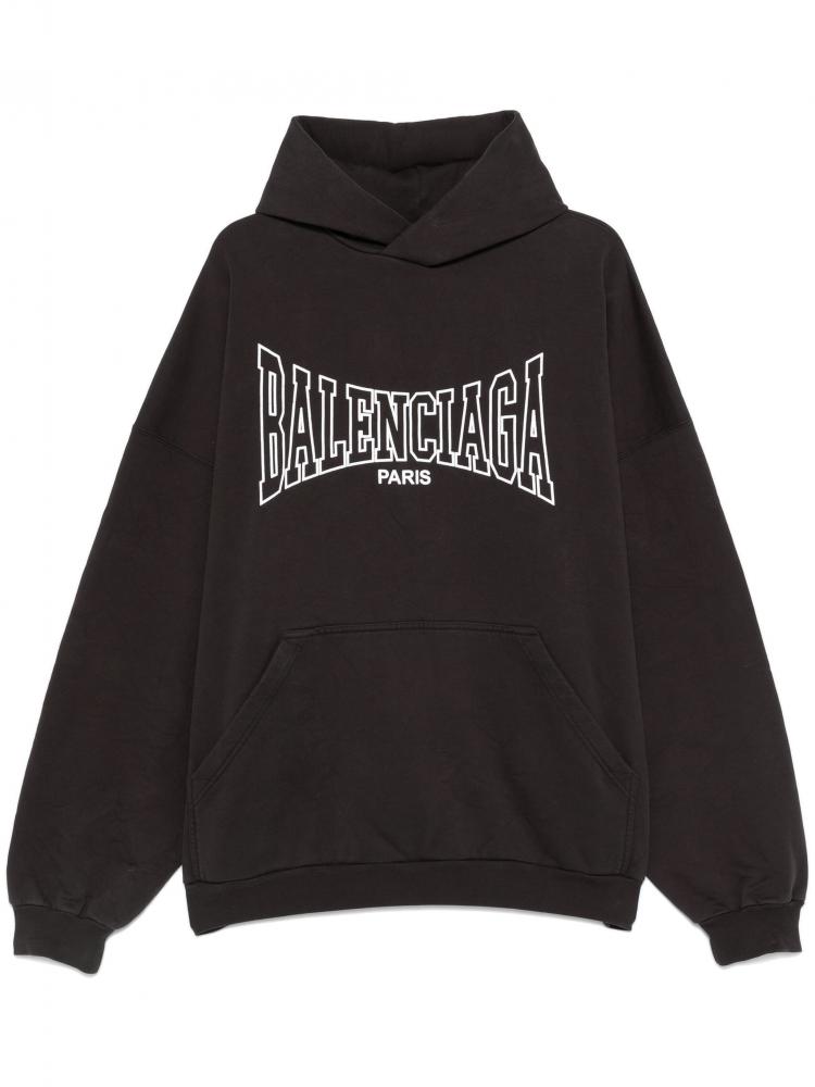 Balenciaga - logo-print hoodie