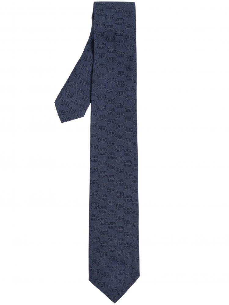 Balenciaga - monogram-print tie