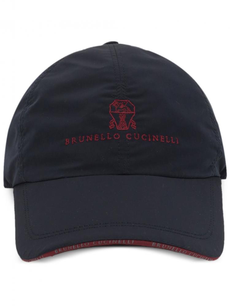 Brunello Cucinelli - logo-embroidered cap