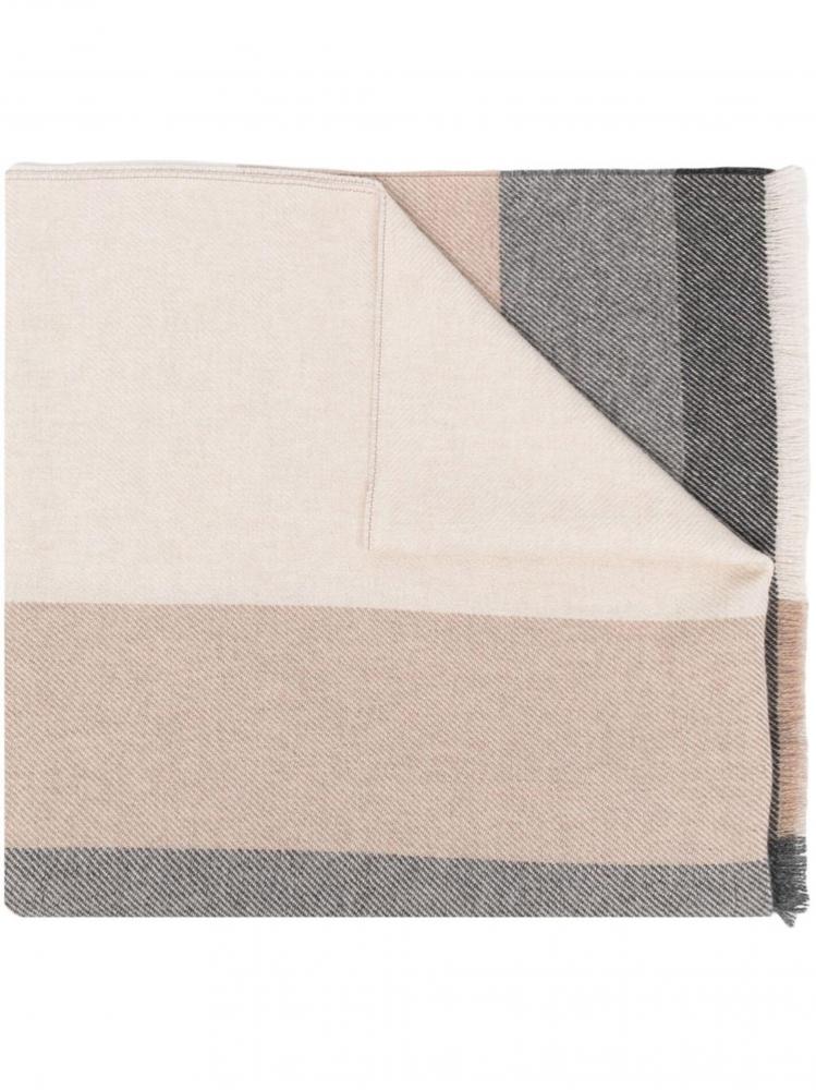 Brunello Cucinelli - striped wool scarf