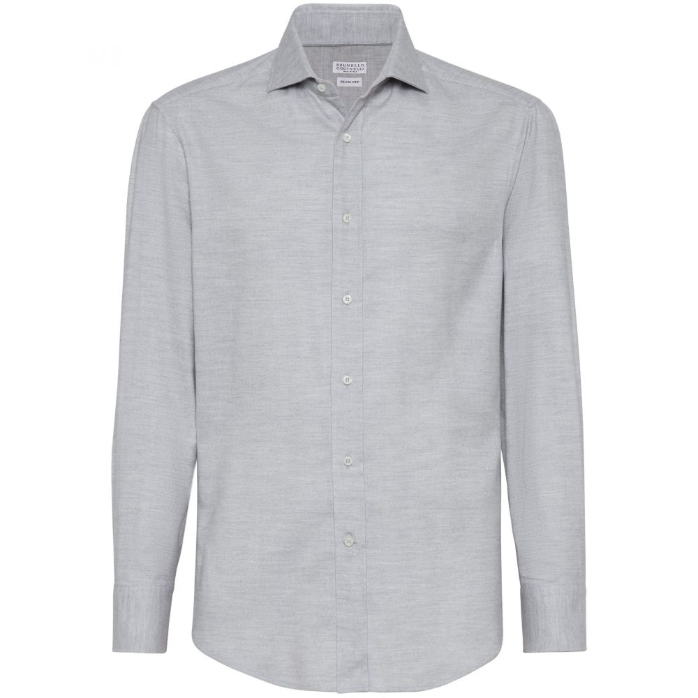 Brunello Cucinelli - plain long-sleeve shirt