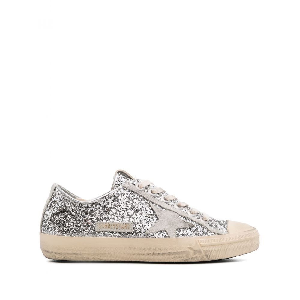 Golden Goose - V-Star glittered sneakers