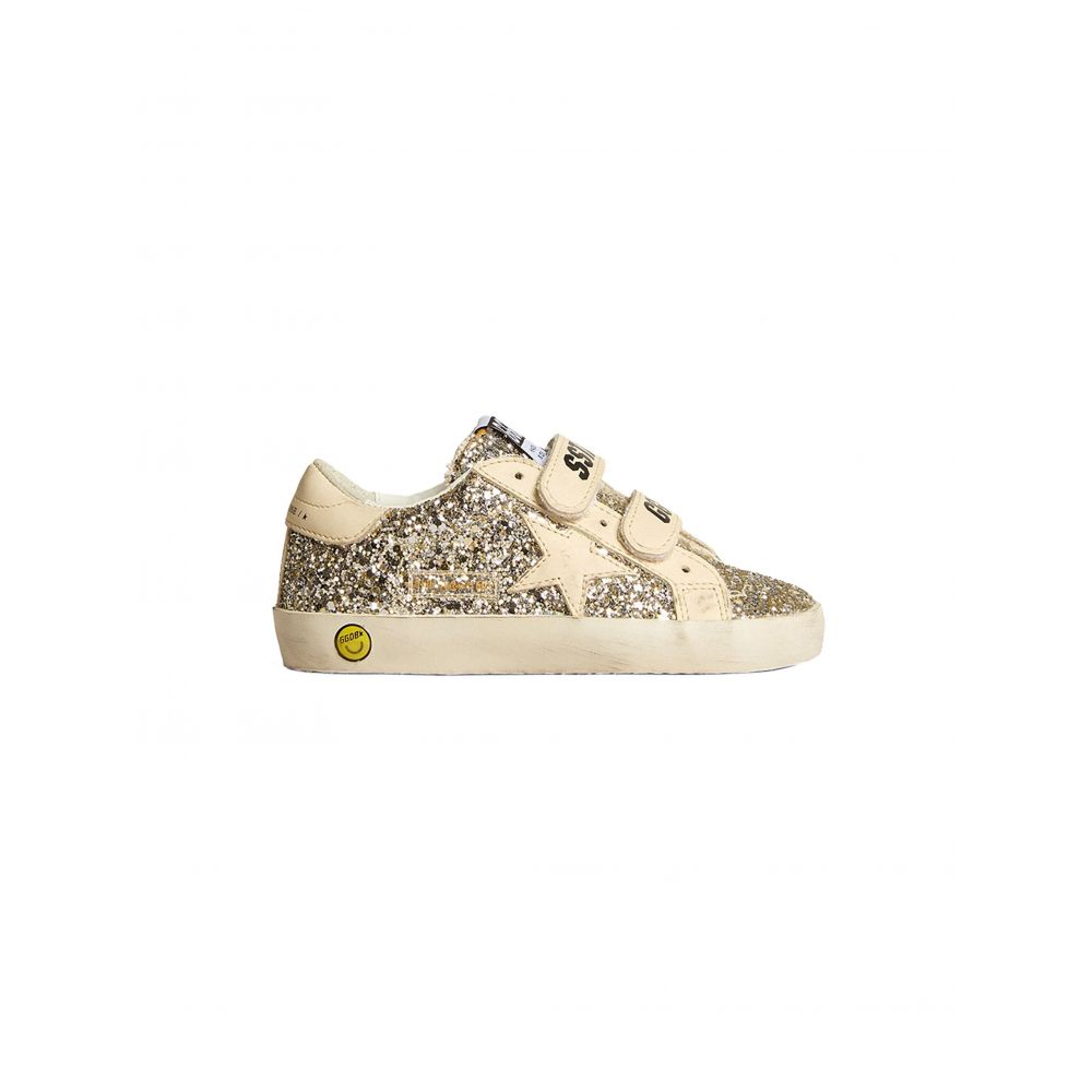 Golden Goose Kids - Old School glitter-design trainers