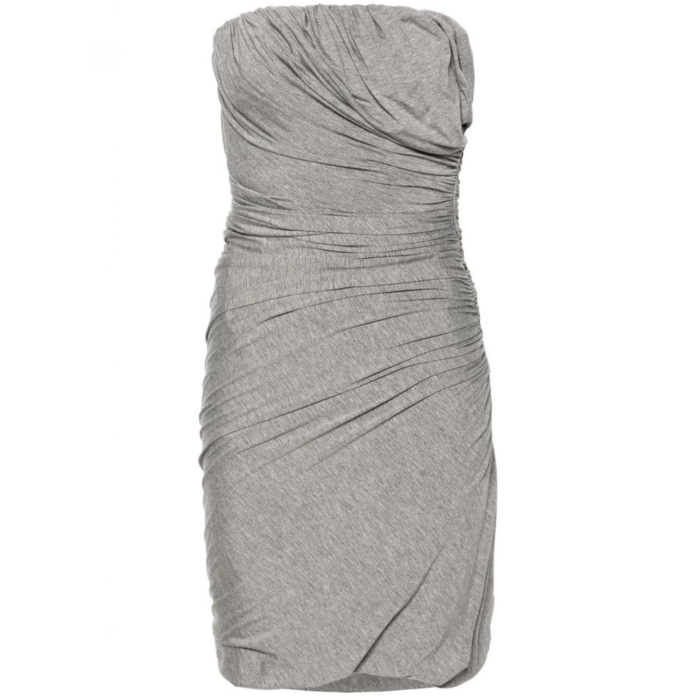 The Attico - ruched jersey minidress