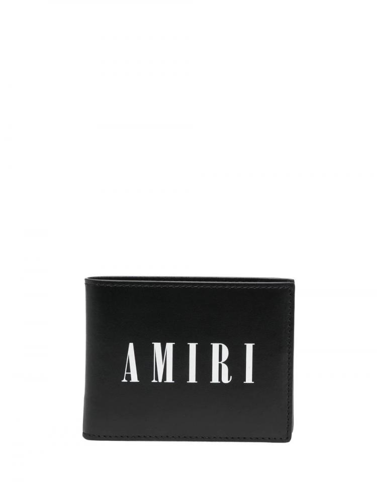 Amiri - logo-print leather wallet