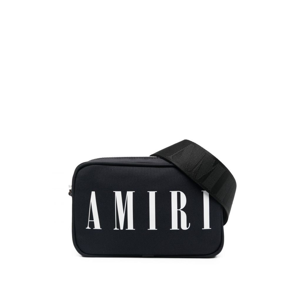 Amiri - logo-print crossbody messenger bag black amiri