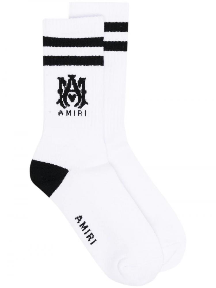 Amiri - monogram-motif socks