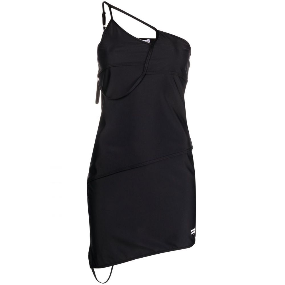 Balenciaga - asymmetric-panelled bodycon dress
