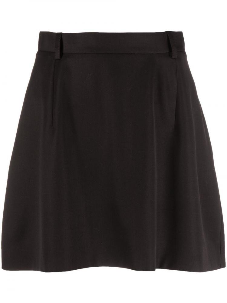 Balenciaga - Large Mini A-line skirt black