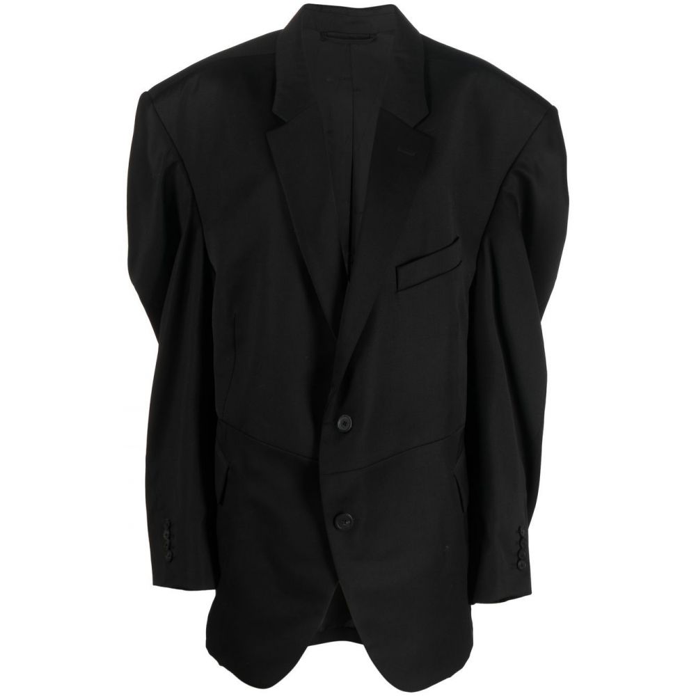 Balenciaga - twisted-sleeve oversized blazer