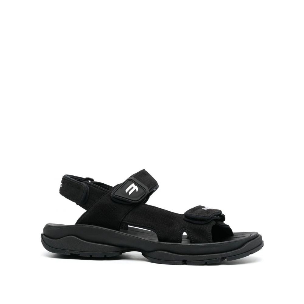 Balenciaga - Tourist logo touch-strap sandals