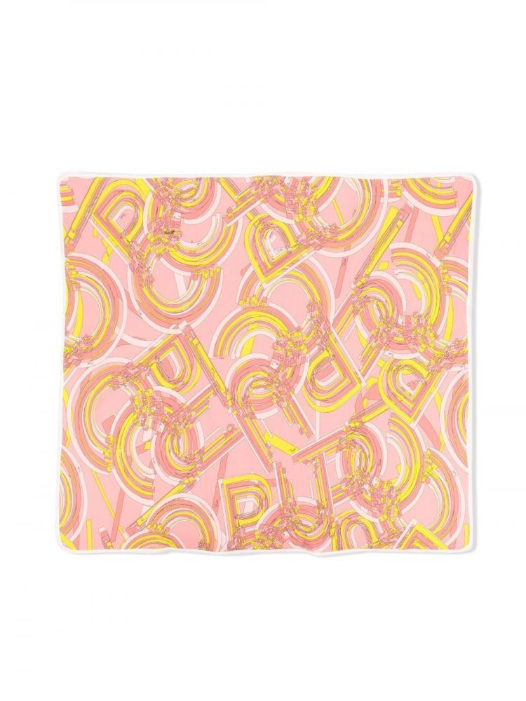 Pucci Kids - patterned knitted blanket