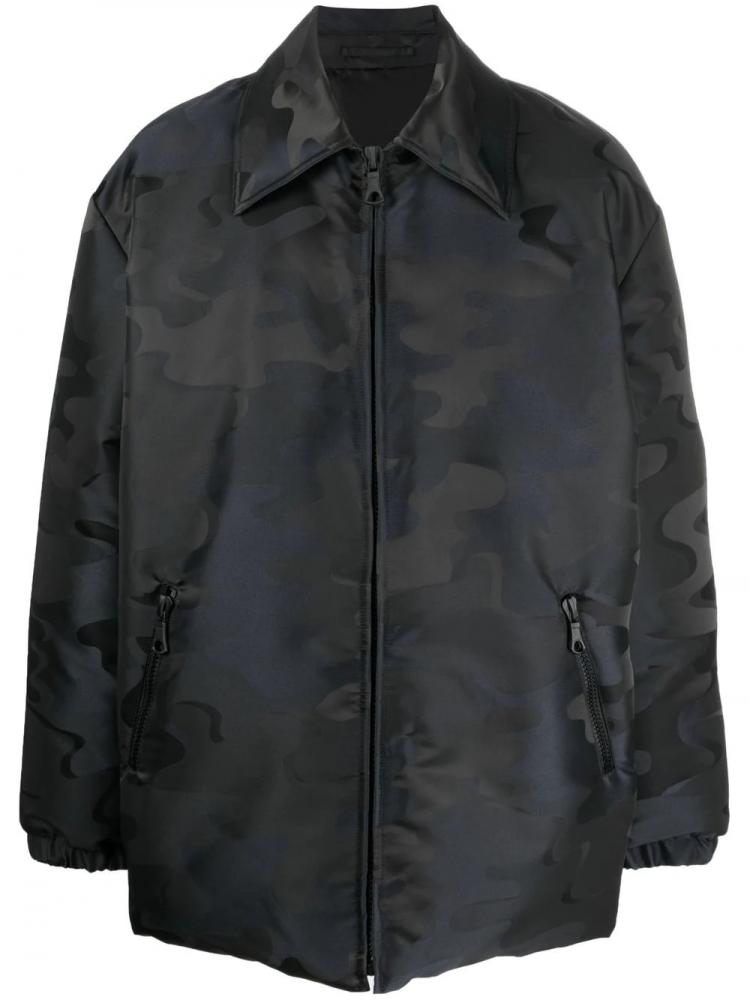 Lanvin - camouflage-print bomber jacket