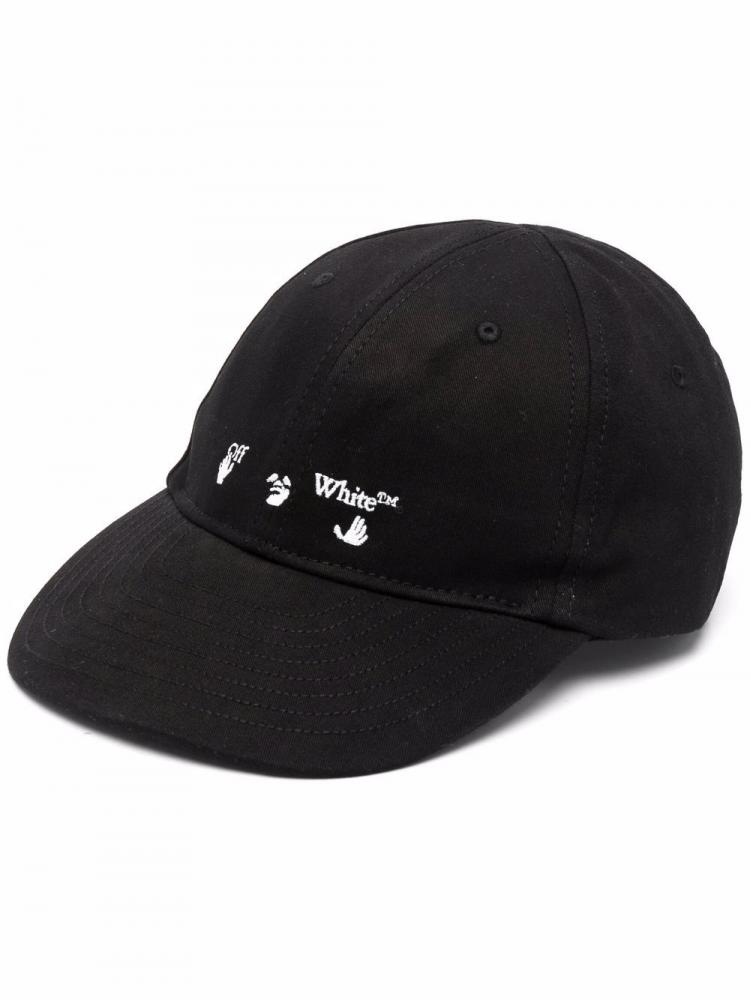 Off-White - embroidered logo baseball cap