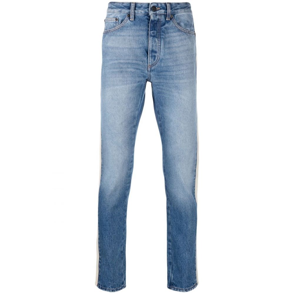 Palm Angels - side-stripe slim-cut jeans