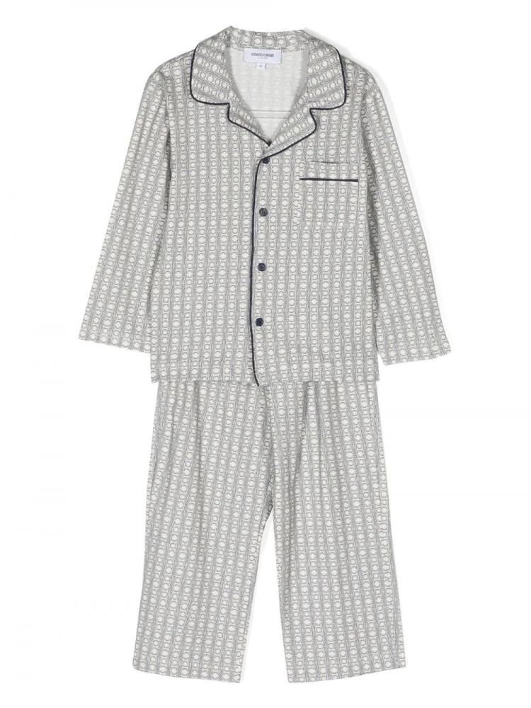 Roberto Cavalli Kids - RC monogram-print pyjamas