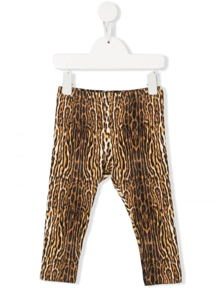 Roberto Cavalli Kids - leopard-print leggings
