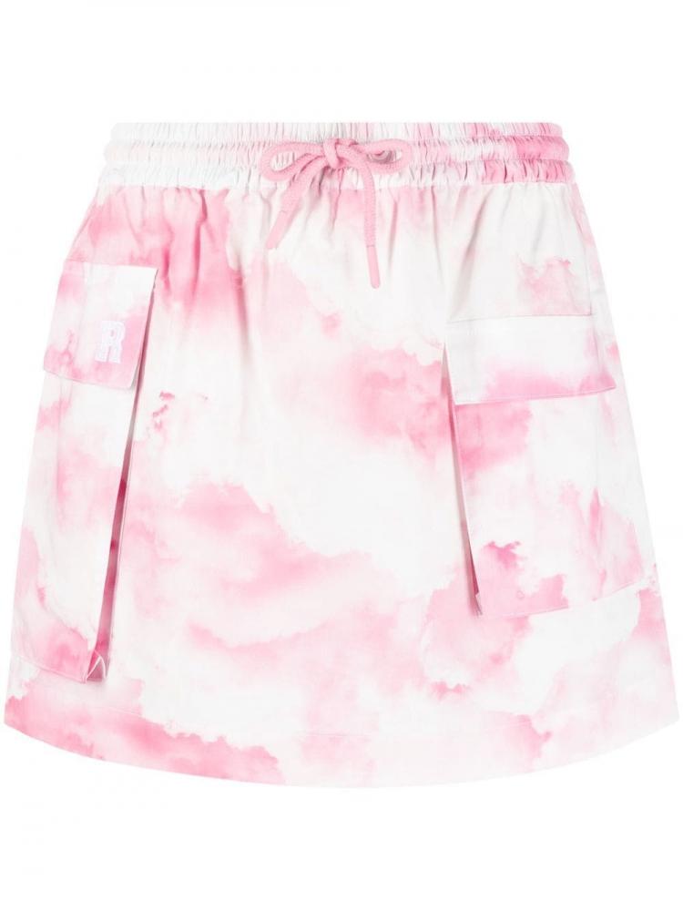 Rotate - Katinka printed mini skirt pink