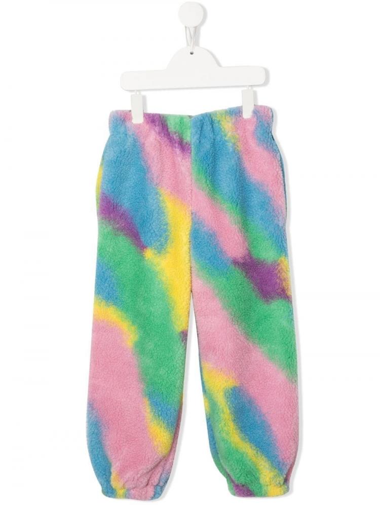 Stella McCartney Kids - rainbow-print loose trousers