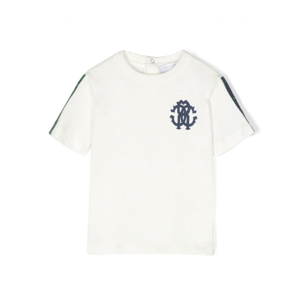 Roberto Cavalli Kids - monogram print T-shirt