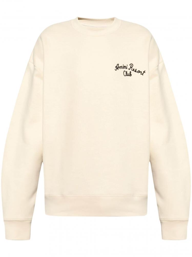 Amiri - Resort embroidered cotton sweatshirt