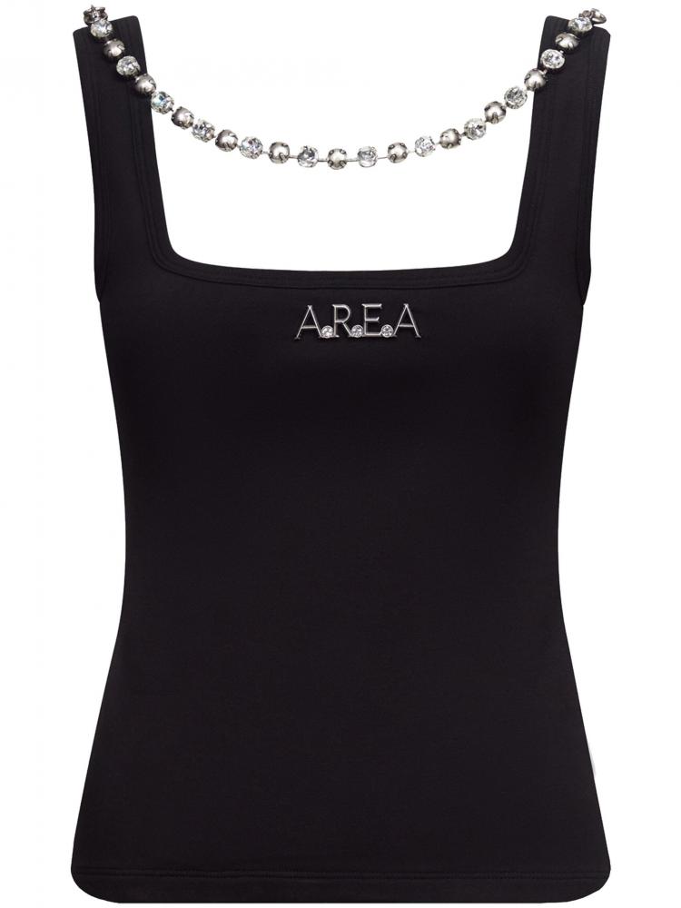 Area - logo-plaque tank top