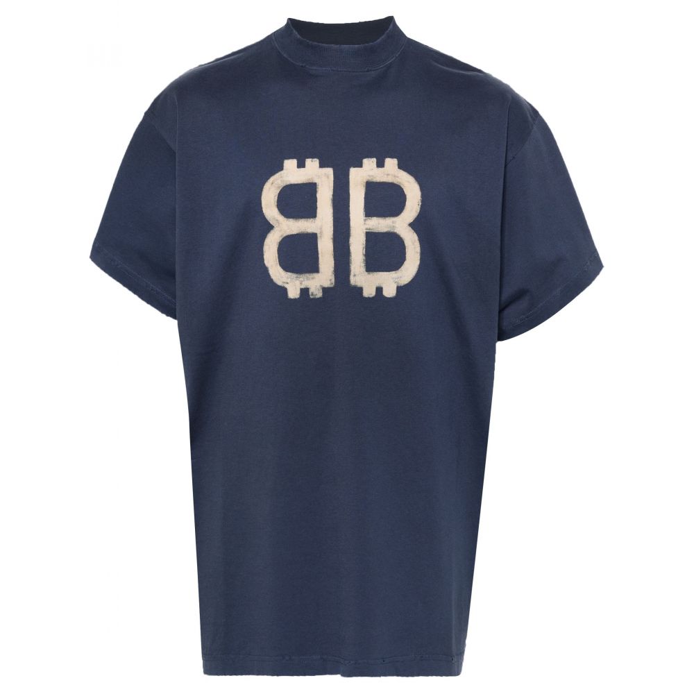 Balenciaga - Crypto-print cotton T-shirt