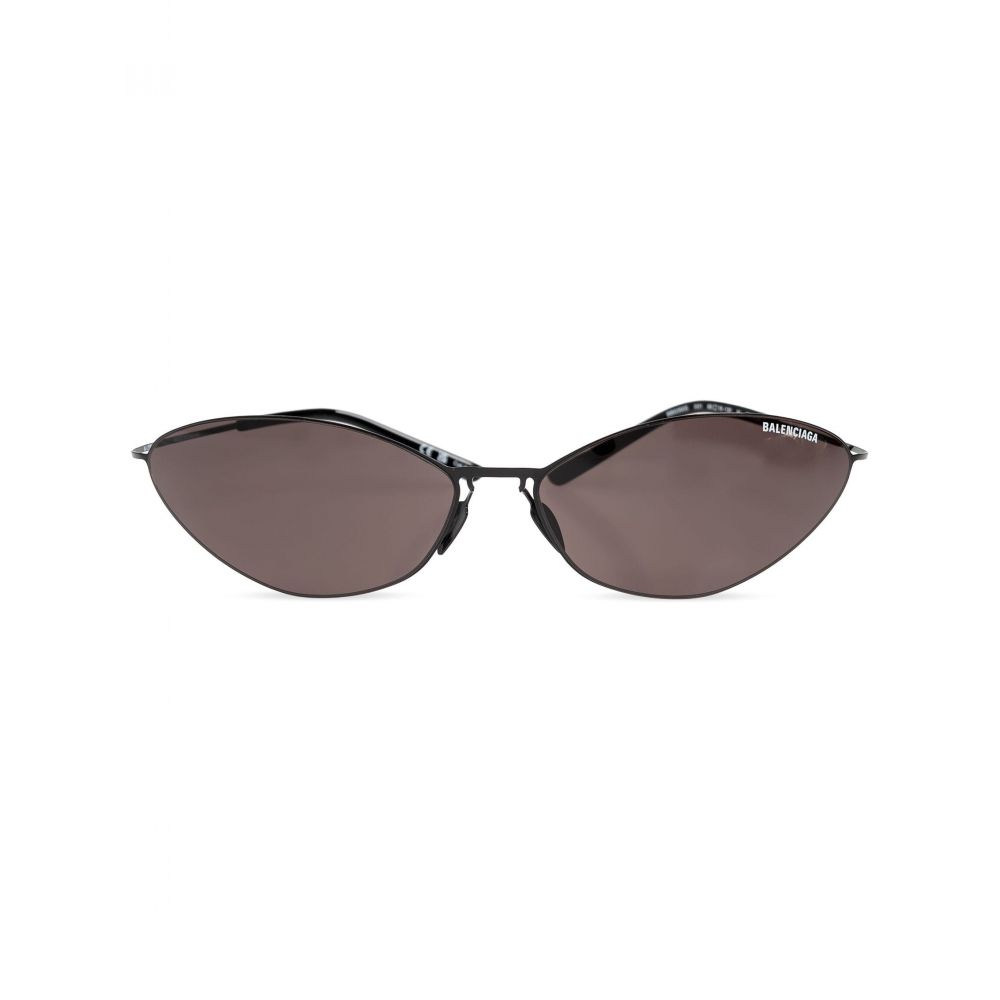 Balenciaga Eyewear - logo-decal cat-eye sunglasses