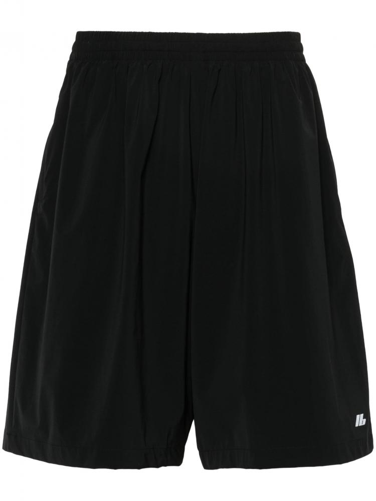 Balenciaga - logo-print track shorts