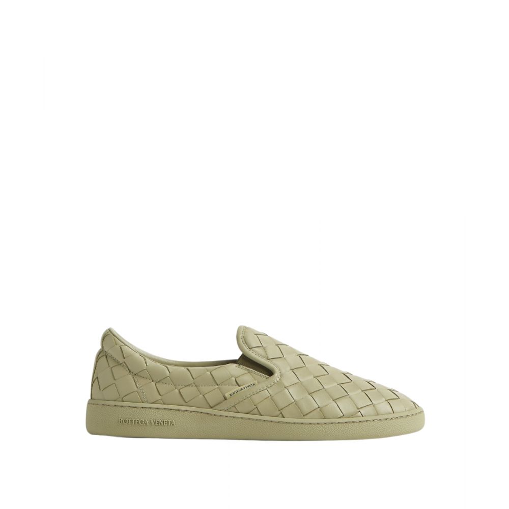 Bottega Veneta - interwoven leather slip-on sneakers