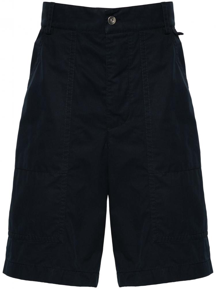 Bottega Veneta - logo-patch shorts