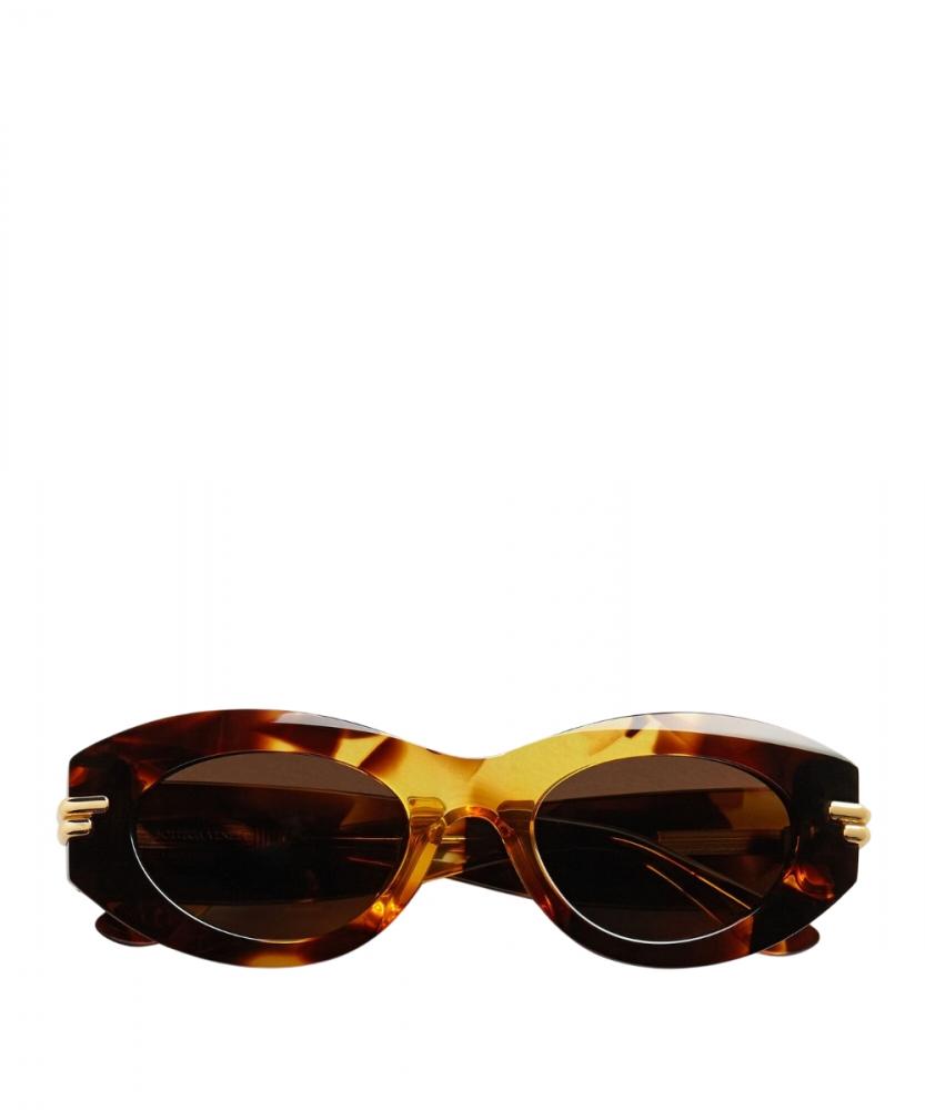 Bottega Veneta Eyewear - Mitre Oval Sunglasses