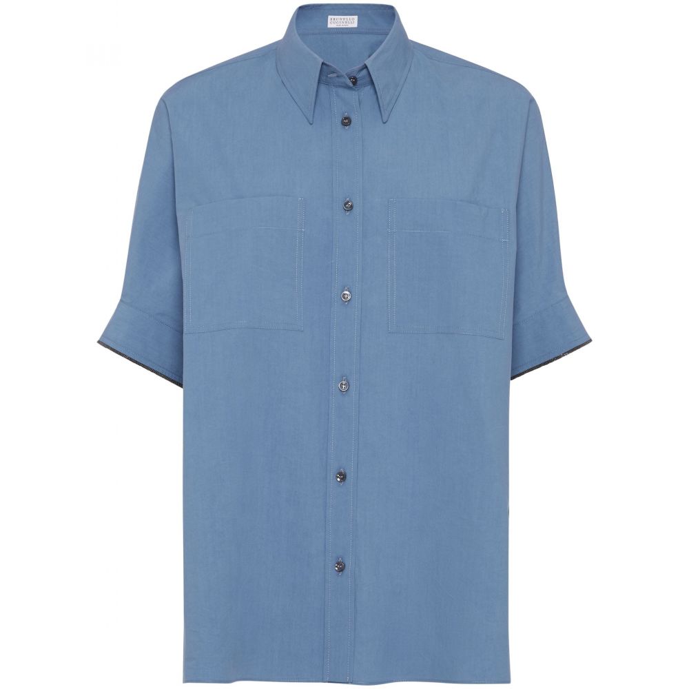 Brunello Cucinelli - short-sleeve cotton shirt