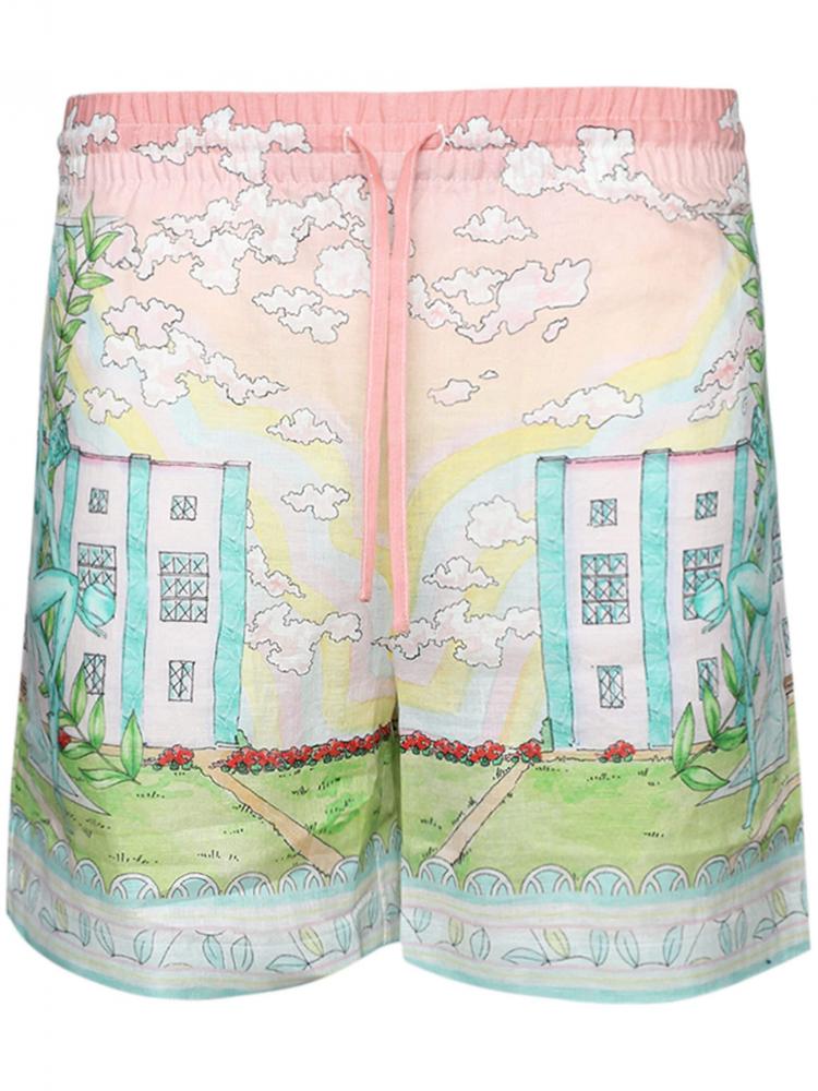 Casablanca - Vase linen shorts