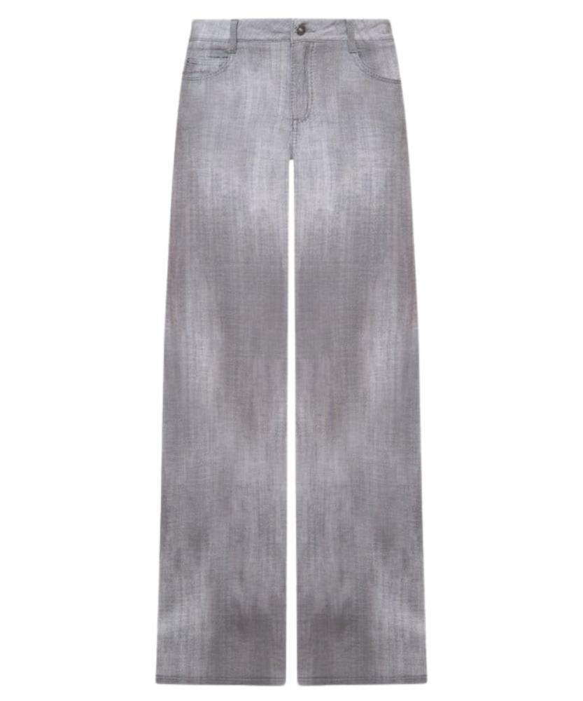 Ermanno Scervino - Grey pants with logo patch