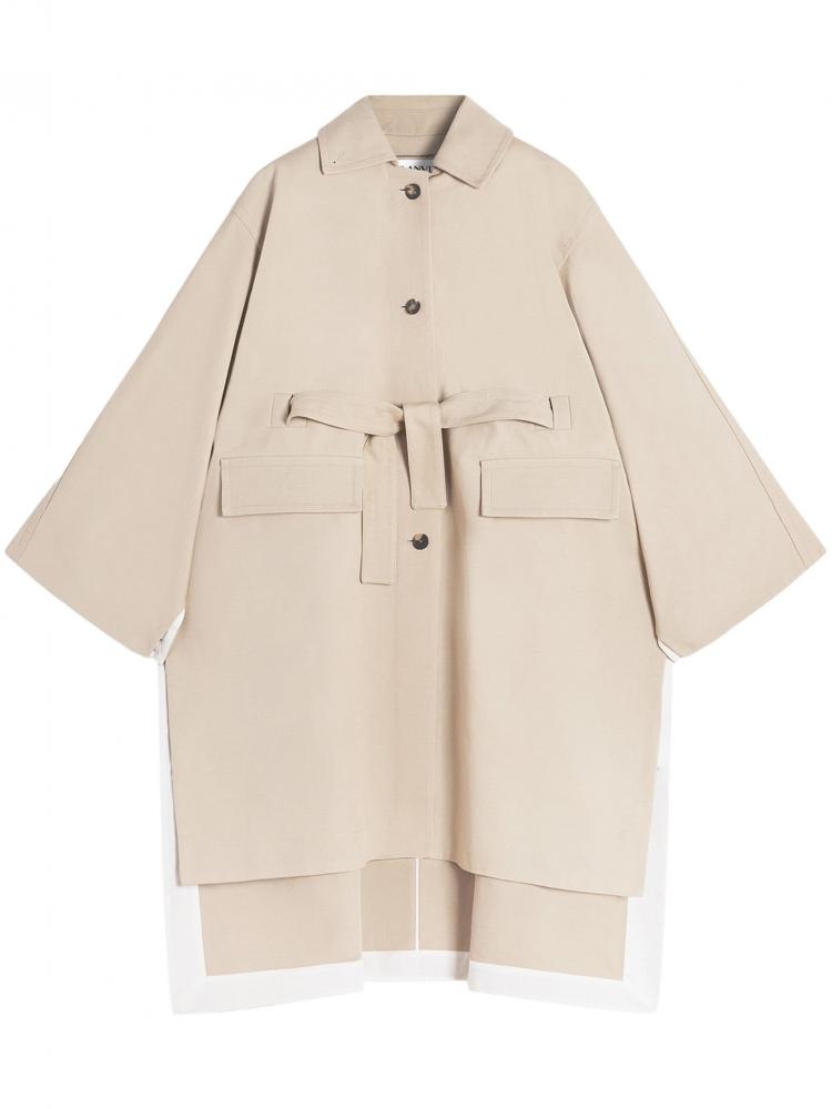 Lanvin - spread-collar coat