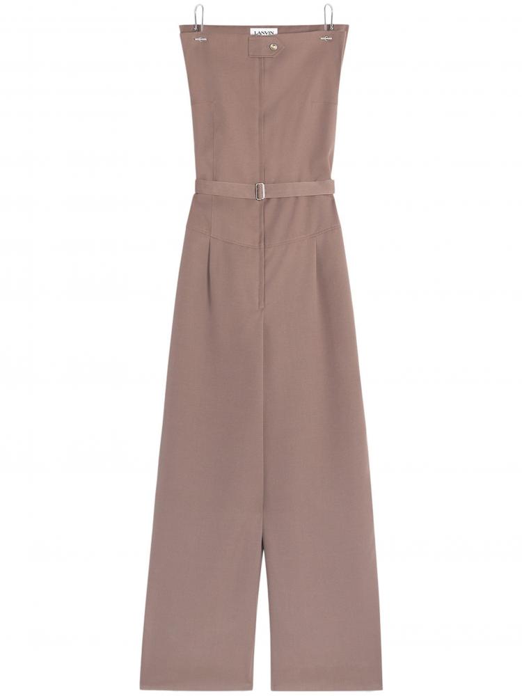 Lanvin - belted bustier jumpsuit