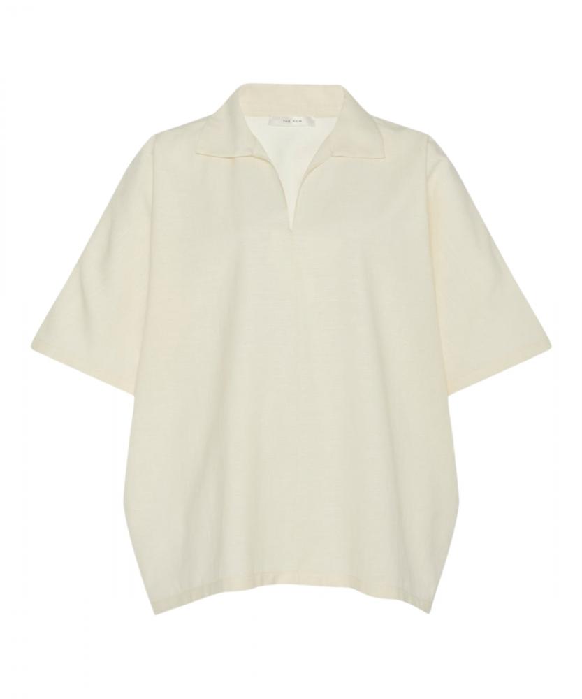 The Row - Wen Top in Wool, Silk and Linen